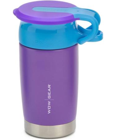 WOW Kids 360 Double Walled Stainless Insulated Sports Water Bottle - Purple 10oz/300ml - Buy Online on SooperMarket.com