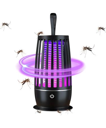 Fly Trap Lamp Flexible and Harmless Fly Killer | Zapper Indoor Electronic Rechargeable Fly Control Light Trap for Virtcooy Black Chargement USB - Buy Online on SooperMarket.com