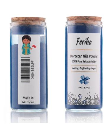 FERIHA Moroccan Indigo Nila Powder 50g