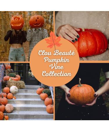 Clou Beaute Cozy Campfire Collection Gel Nail Polish Kit - 18 Fall Winter Colors | Orange Yellow Green Soak Off Polish Set with Lamp Base and Top Coat | 8ml Manicure Gift for Women - S22-07 - Buy Online on SooperMarket.com