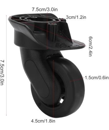Buy SUNGOOYUE Luggage Suitcase Wheels - A84 PP PET Swivel Casters Replacement for Easy Suitcase Repair | International Shipping Available - Buy Online on SooperMarket.com