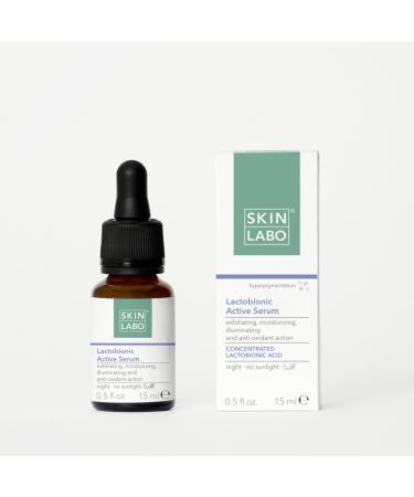 SkinLabo - Lactobionic Acid Active Serum Exfoliating Moisturizing and Brightening Action with Lactobionic Acid and Glycerol - 15 ml New Version