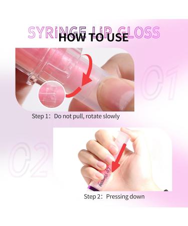 3 Colors Lip Plumping Booster Set - Natural Fuller Gloss Hydrating Lip Care Serum Glitter Finish (04+05+06 - Buy Online on SooperMarket.com