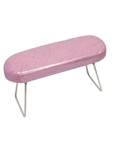 AORAEM Nail Arm Rest Cushion with Bracket - Plum Pink Hand Pillow for Manicures and DIY Nail Art - Buy Online on SooperMarket.com