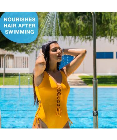 AquaGuard After-Swim Everyday Conditioner for Swimmers - Paraben and Gluten Free - Vegan & Color Safe - 9.50 Fl Oz (Pack of 2) - Buy Online on SooperMarket.com