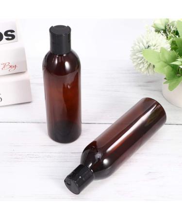 Minkissy Shampoo Dispenser 6pcs 250ml Portable Travel Bottles Plastic Refillable Bottles Plastic Squeeze Bottle with Disc Cap for Shampoo Lotion (Brown Bottle) Travel Size Toiletries - Buy Online on SooperMarket.com