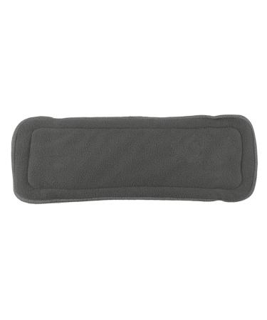Happy cherry baby diapers Washable reusable baby diaper bamboo fabric diaper insert 1 piece of baby cloth soft fabric 4 sent - black 1 piece (1 Pack) black