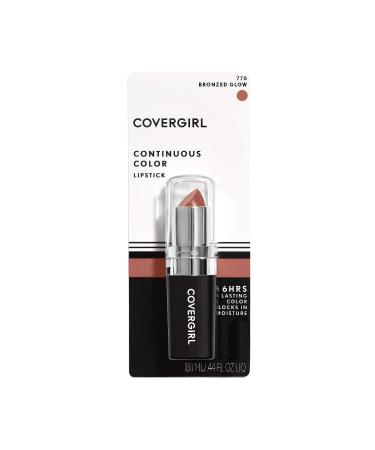 Covergirl Continuous Color Lipstick 770 Bronzed Glow - 0.13 Oz | Long-Lasting Formula | Packaging May Vary - Buy Online on SooperMarket.com