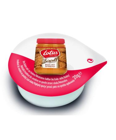 Lotus Biscoff Spread Smooth Portion Pots Cups - LotusBiscoff Pick N Mix Pack of 80 Packs