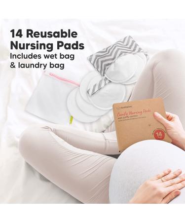 Buy KeaBabies Comfy Nursing Pads - Soft White, 14 Pack for Ultimate Comfort - Buy Online on SooperMarket.com