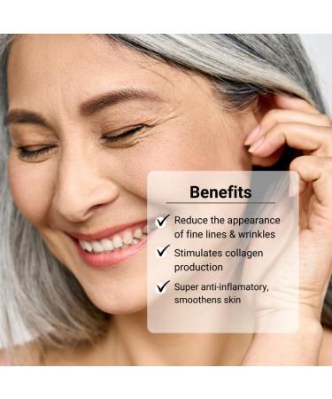 Emani Halo Vegan Anti-Aging Collagen Serum | Fine Lines Wrinkles & Texture Relief - 1.18 fl oz - Buy Online on SooperMarket.com