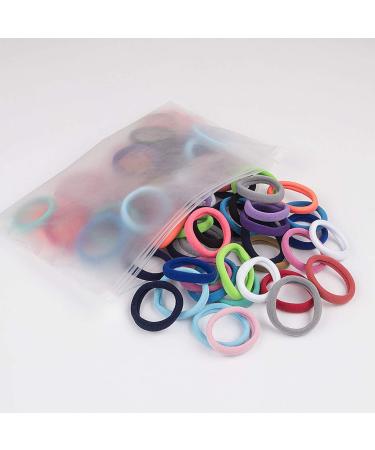 XIMA 60pcs Nylon Elastic Hair Ties Bands Rope No Crease Ponytail Holders - Black (HT007-20) - Buy Online on SooperMarket.com