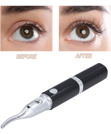 Heated Eyelash Curler 2 in 1 Portable Electric Eyelash Curler USB Rechargeable Electric Eyebrow Trimmer Long Lasting Styling Heated Lash Curler Eye Lashes Tool for Women - Buy Online on SooperMarket.com