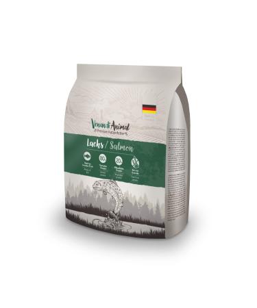 Venandi Animal - Premium cat food - salmon with a lot of fresh fish dry food grain -free 1 Pack (1 x 300g) fish 300 g (1 Pack)