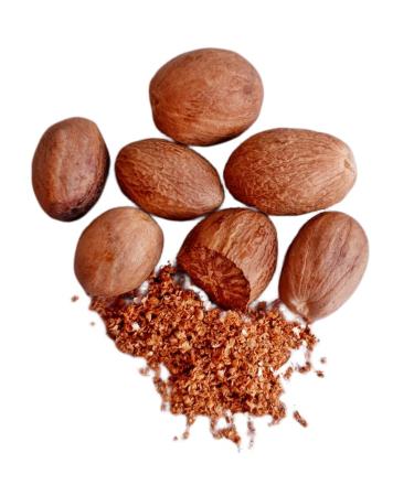 Nutmeg Seeds Whole 56g (2oz) Premium Grade Shell Removed and Cleaned A Quality Ceylon Cinnamons Product