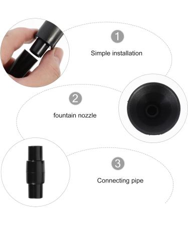 Hemoton Fountain Nozzle Set - 8 Spring Nozzles for Water Features Ponds & Fountains | Premium Fountain Attachments - Buy Online on SooperMarket.com