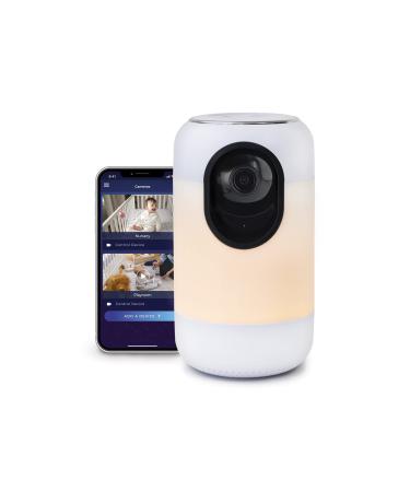 Ohma Smart Baby Monitor, White Noise Sound Machine, Night Light, Temperature & Humidity Sensor, Wireless Talk & Listen, App & WiFi Enabled Video Camera, Baby Essentials & Baby Registry Must Have