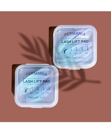 PERMANIA Lash Lift Rods - 16 Reusable Silicone Eyelash Perm Curlers (U & C Curl) | DIY Makeup Beauty Tool for All Eye Shapes - Blue - Buy Online on SooperMarket.com