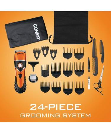 ConairMAN The Chopper - 24-Piece Hair Clipper Set for Men with Mustache & Beard Trimmer | International Shipping Available - Buy Online on SooperMarket.com