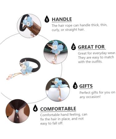minkissy 1pc Hair Rope Ponytail Holders Hair Elastics Lady Ponytail Holder Qipao Hair Accessories Hair Scrunchies Hanfu Hair Jewelry Hanfu Hair Tie Folk-custom Hair Ring Copper Etc. Miss - Buy Online on SooperMarket.com