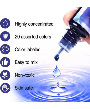 OSBANG Oil-Based Candle Color Dye Set - 20 Vibrant Non-Toxic Colors for DIY Candle Making Kit - Buy Online on SooperMarket.com