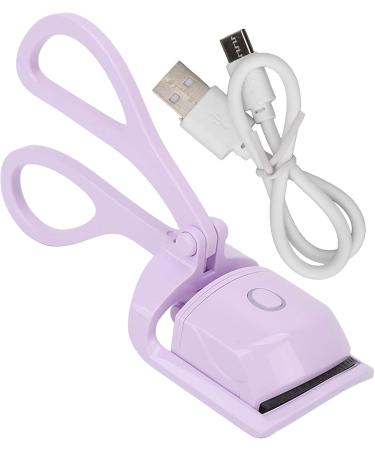Zetiling USB Electric Heated Eyelash Curler - Long Lasting & Safe Design for Women | Efficient Easy to Use USB Charging Perfect for Thick Lashes (Purple - Buy Online on SooperMarket.com