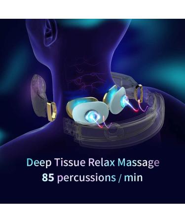 SKG K6 Cordless Electric Neck Massager with Heat | 4 Modes 15 Levels | Deep Tissue Trigger Point Massage for Home, Office, Car | White - Buy Online on SooperMarket.com