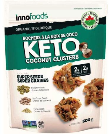 Generic Innofoods Organic Coconut Clusters with Super Seeds 500g