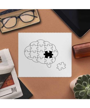 Buy 2 x Thought Bubble Jigsaw Microfiber Lens & Eyeglass Cleaning Cloths - International Shipping Available - Buy Online on SooperMarket.com