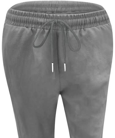 Wiyuqeen Women's Spring Trendy Dressy Straight Leg Sweatpants - Gray Medium - Buy Online on SooperMarket.com