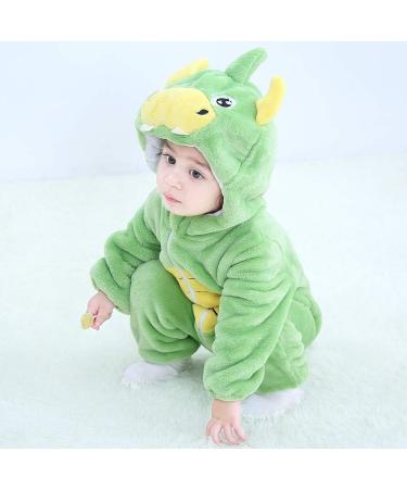 COOKY.D Unisex Winter Animal Hooded Baby Romper 18-24 Months - Green - Buy Online on SooperMarket.com