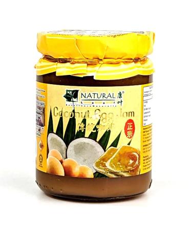 Natural Leaf Malaysian Coconut Kaya Egg Jam Spreads 280g HALAL - Original Coconut Kaya Egg Jam