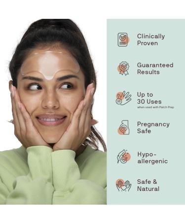 Buy Dermaclara Silicone Face Patches for Wrinkles & Fine Lines | Reusable Anti-Wrinkle Forehead & Under Eye Patches - Pregnancy Safe Skincare - Buy Online on SooperMarket.com