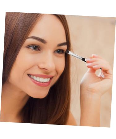 Baluue 6pcs Flat Eyebrow Brush Eyeliner Brush Eye Makeup Brush Eyebrow Makeup Brush Black Artificial Fiber - Buy Online on SooperMarket.com