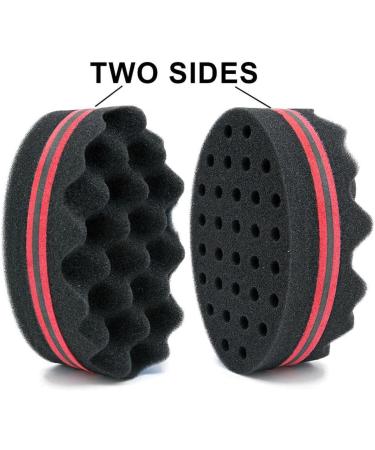 Dajidafu 2 Pieces Brush Barber Twist Sponge Hair Sponge Different Hairstyles Unlimited Use Moisture Resistance Brush for Kids - Buy Online on SooperMarket.com
