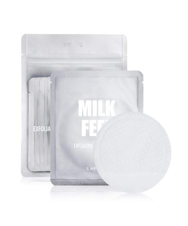 Lapcos Milk Feel Exfoliating & Cleansing Pad 5 Pads 0.24 oz (7 g) Each