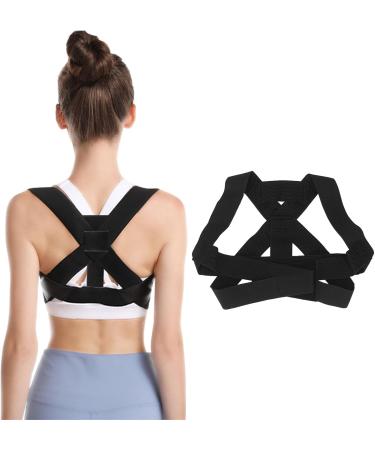 Orthodontic Back Support Belt | Lumbar Support for Men & Women | Size M | Hump Relief | Black - Buy Online on SooperMarket.com