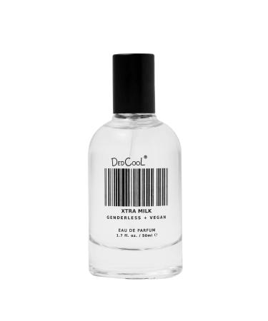 DedCool Eau de Parfum (Xtra Milk - 1.7 fl oz) with Notes of Bergamot White Musk Amber Clean Perfume for Men & Women Long Lasting Luxury Fragrance Non-Toxic Genderless Vegan Fragrance For All