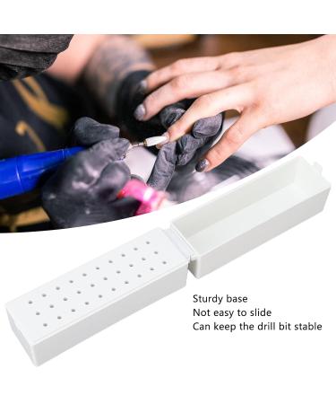 Nail Drill Organizer Box - Dustproof ABS Holder & Manicure Tool Stand for Salons | Shop Quality Nail Display Organizers - Buy Online on SooperMarket.com
