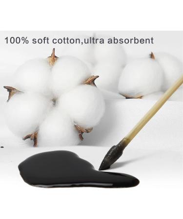 500PCS Precision Gun Cleaning Swabs - 6 Inch Pointed Cotton Swabs with Bamboo Handle - Lint Free & Sturdy - Ideal for Gun Cleaning, Makeup, Electronics - Includes Storage Case - Buy Online on SooperMarket.com