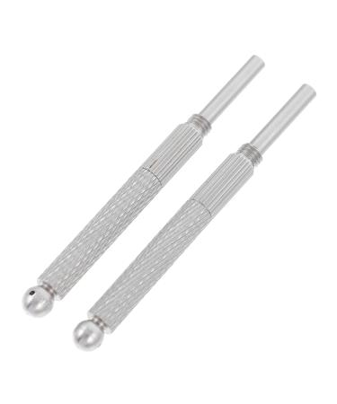 Scicalife 2Pcs Ikebana Kenzan Needle Cleaning and Straightener Flower Holder Pin Frogs Repair Tool Kenzan Pin Straightening Tool Kenzan Maintenance Tool for Flower Frog Pins 7cm