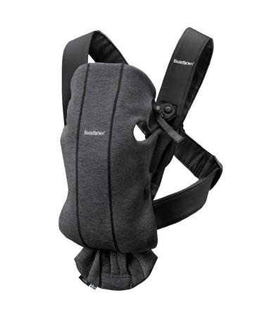 BabyBjrn Baby Carrier Mini, 3D Jersey, Charcoal Gray 3D Jersey Charcoal gray
