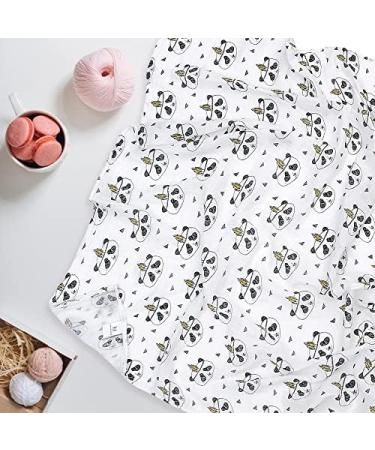 Miracle Baby Cotton Muslin Swaddle Blanket - 115x150cm - Pandaa Layer - Boys & Girls - Summer Essential - Buy Online on SooperMarket.com