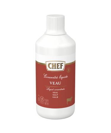 CHEF Liquid Concentrate Veal flavor boost for hearty meat dishes 100% natural flavor 1 pack (1 x 1L)