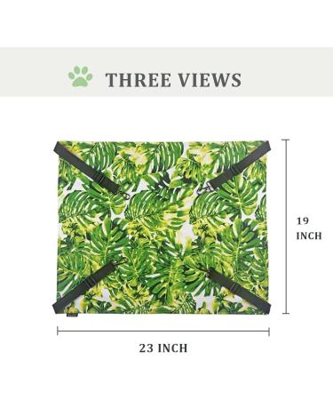 RayCC Adjustable Cat Hammock - Green Leaves Cat Bed for Small Dogs - Buy Online on SooperMarket.com