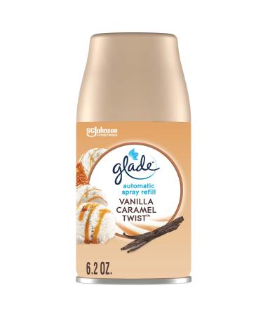 Glade Automatic Spray Refill, Air Freshener for Home and Bathroom, Vanilla Caramel Twist, 6.2 Oz