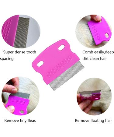 Cat Dog Flea Comb Tsathoggua 9 Pieces Flea Comb For Dogs Cats Flea Stain Remover Comb Flea & Tick Combs for Cats Dogs Flea Comb Set Remove Float Hair Tear Marks Lice - Buy Online on SooperMarket.com