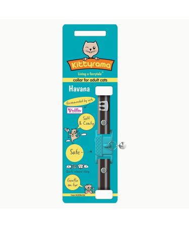Kittyrama Cat & Kitten Neck Bands | As Seen in Vogue | Vet Approved Breakaway Hypoallergenic | Explore Stylish Havana & More - Buy Online on SooperMarket.com