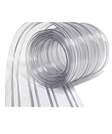 Plastic Vinyl Strip for DIY Dog or Cat Door - Doggie Door Replacement Strips, Doghouse or Kennel Door Flap, Pet Products and Supplies 8" x 8'