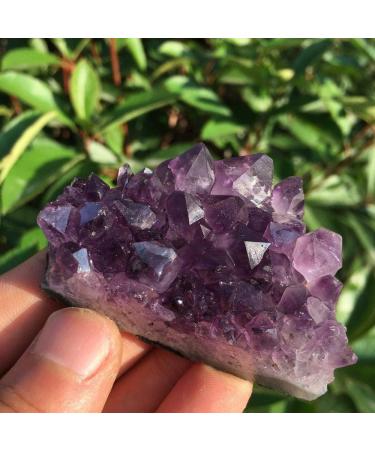Natural Crystal Rough Natural Amethyst Quartz Crystal Cluster Specimen Healing 50-60g - Buy Online on SooperMarket.com